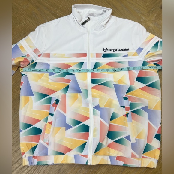 NWT Sergio Tacchini 2 piece Mosaico Track Suit Jacket & Pant set - size XS - Picture 11 of 11